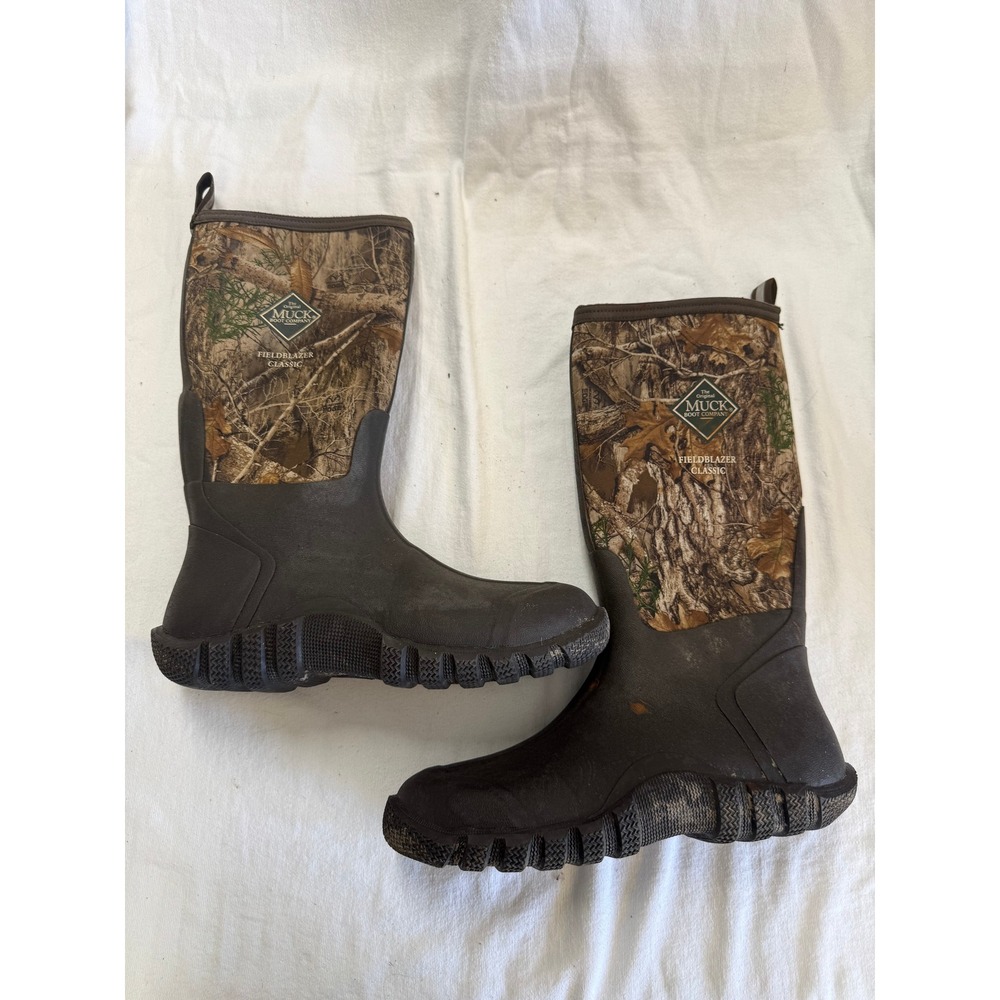 Muck Boot Company Fieldblazer Classic Camo Waterproof Hunting Boots Mens 11 EH